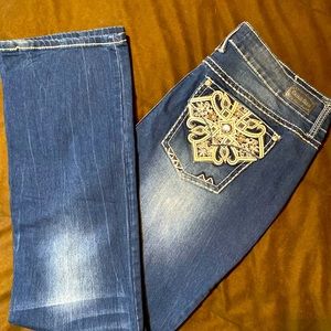 Vintage Brass Bootcut Jeans
